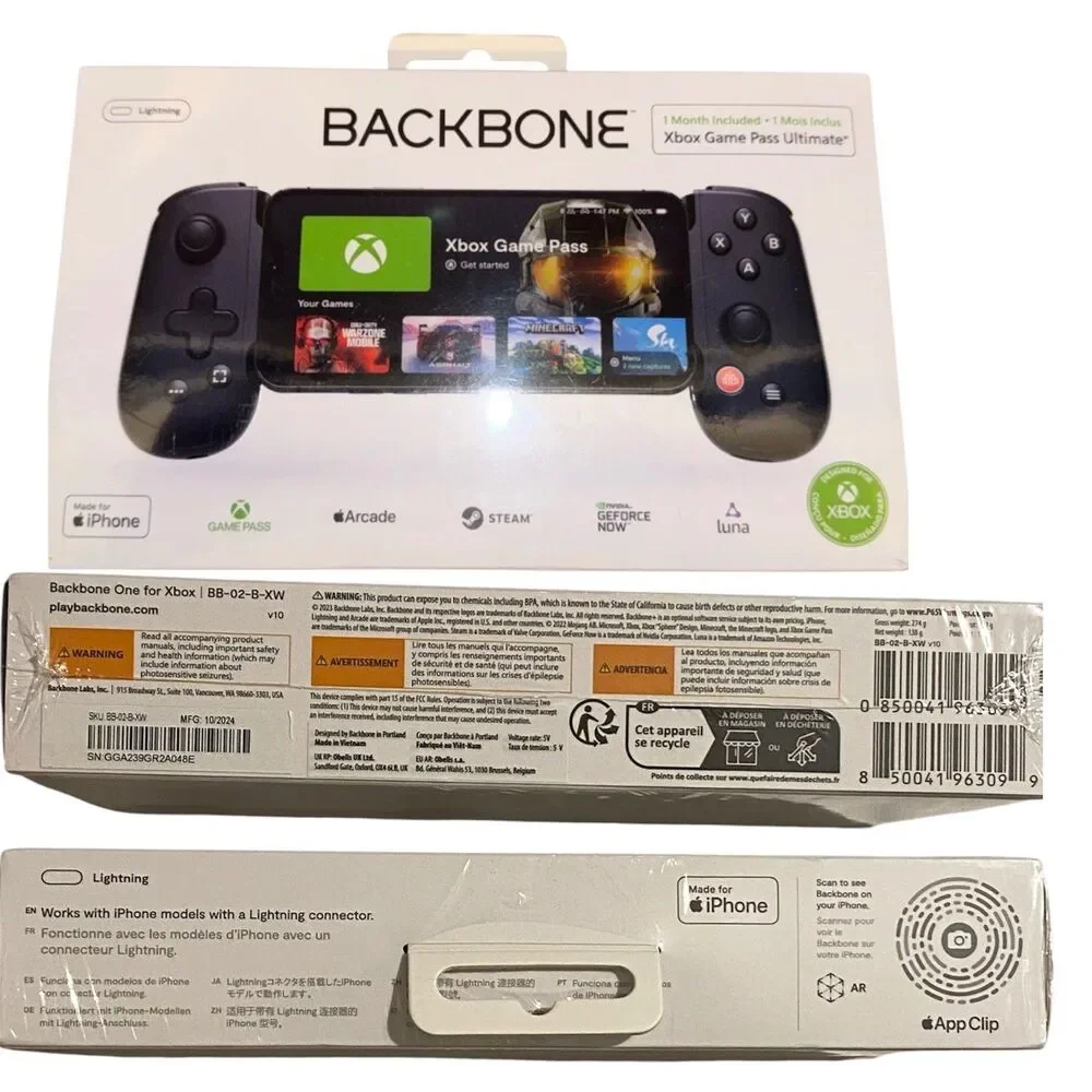 Backbone One for Xbox BRAND NEW FACTORY SEALED (BB-02-B-XW) - iPhone/Lightning
